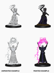Drow Mage & Drow Priestess WZK90071 - D&D Nolzur's Marvelous Miniatures